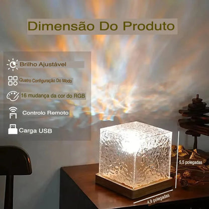 Luminária Projetora Nórdica 16 Cores Led + Controle