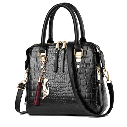 Bolsa Feminina Luxuosa Croco Compact™