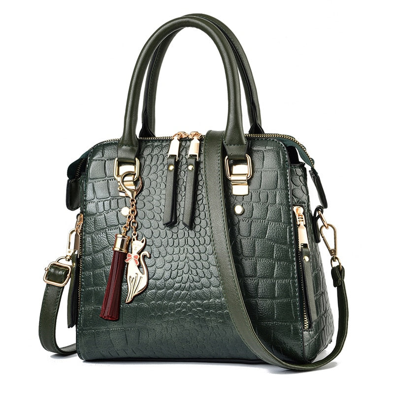 Bolsa Feminina Luxuosa Croco Compact™