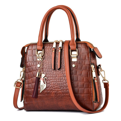 Bolsa Feminina Luxuosa Croco Compact™