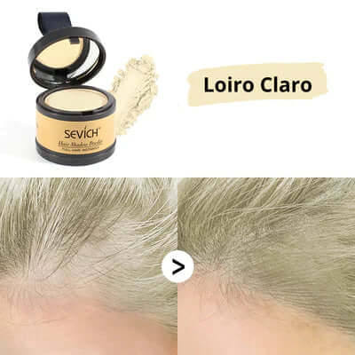 Pó Maquiagem para Cabelo a prova D'agua - SEVÍCH ✅